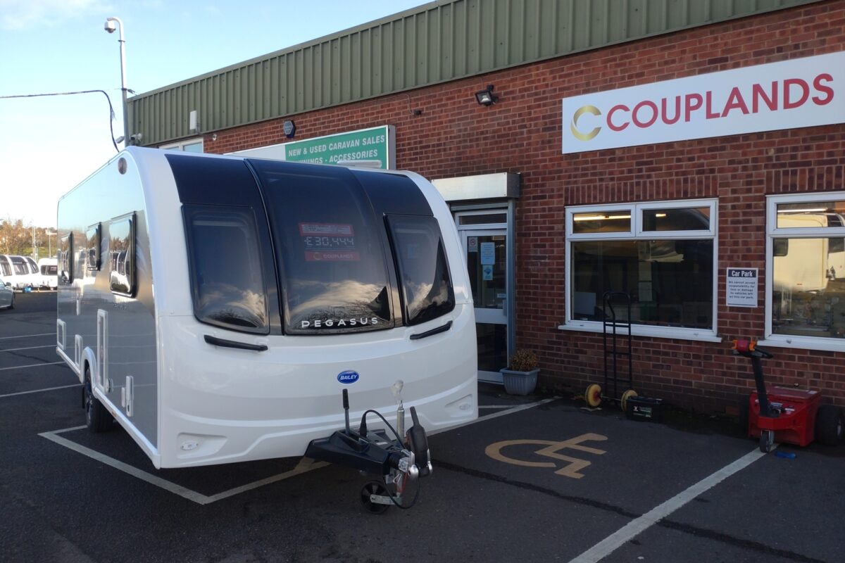 2026 Bailey Pegasus Portofino Black edition exterior