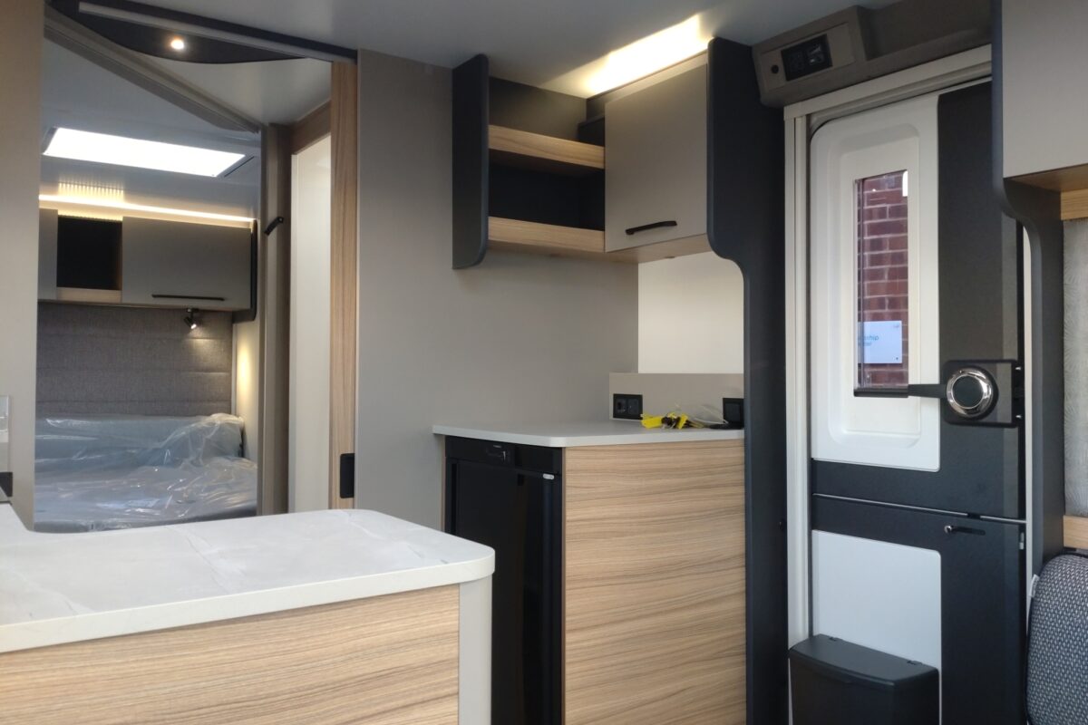 2026 Bailey Pegasus Portofino Black edition interior