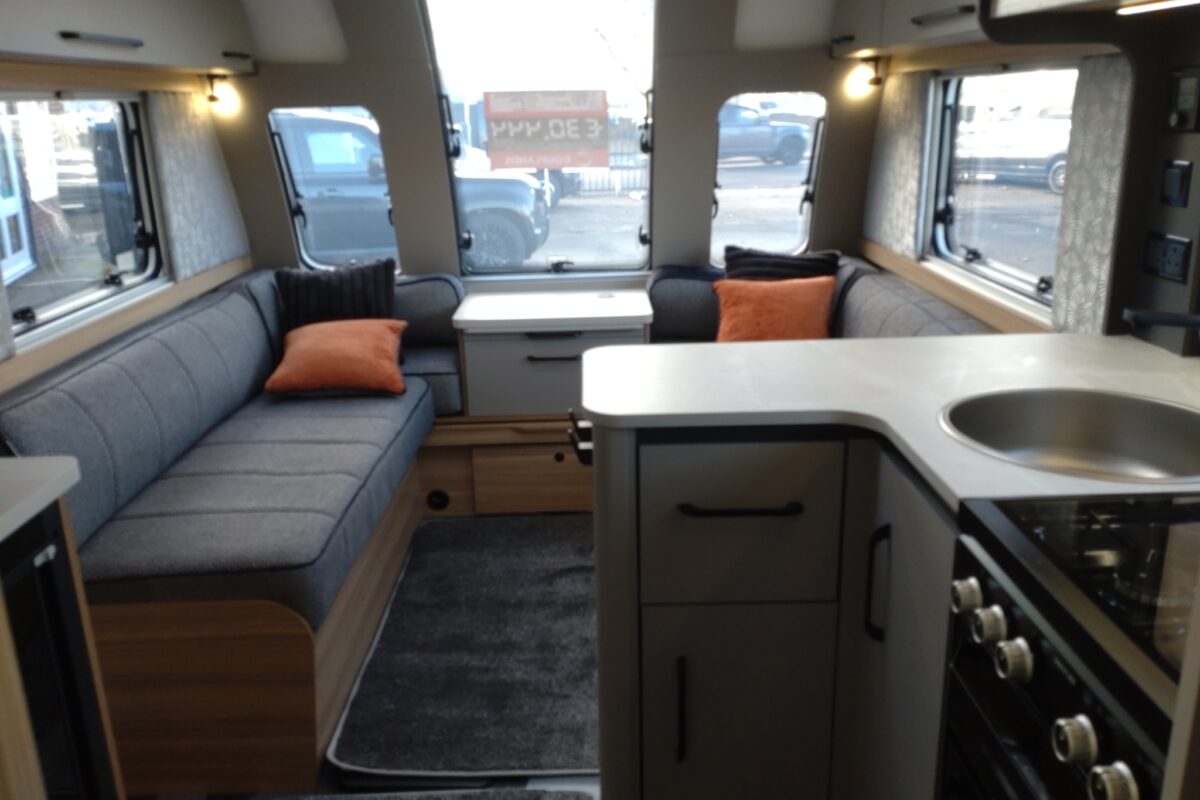 2026 Bailey Pegasus Portofino Black edition interior