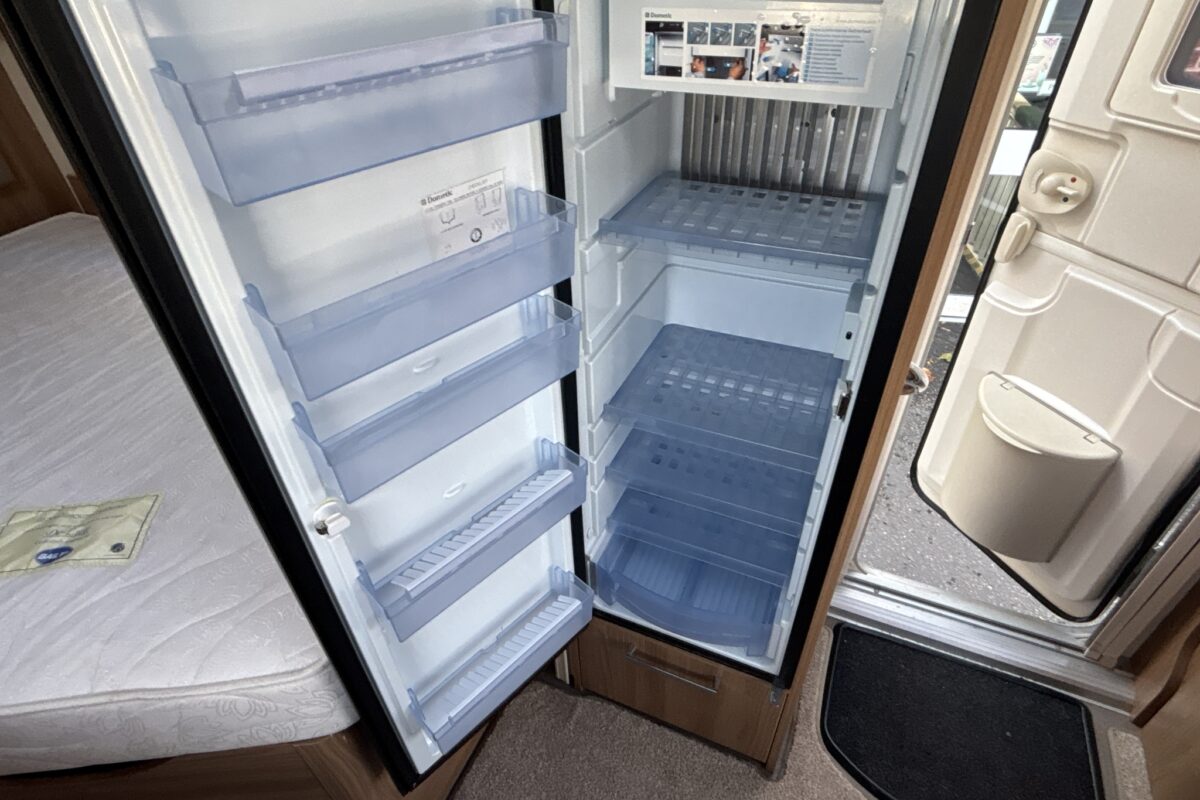 2015 Bailey Unicorn Valencia fridge internal