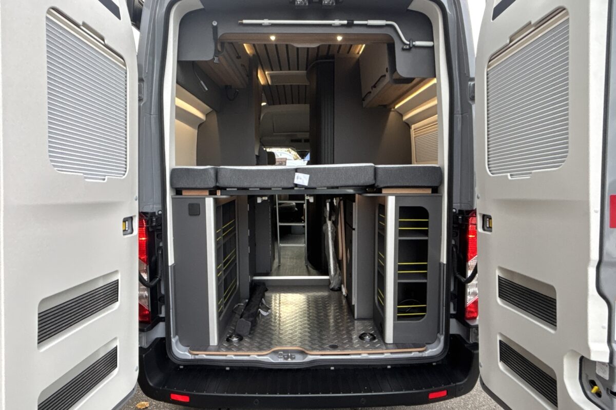 2026 Bailey Endurance E65 Rear opening doors
