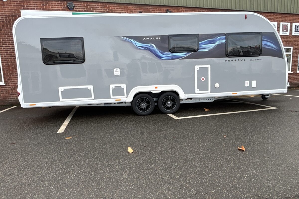 2026 Bailey Pegasus Black Edition Amalfi Side