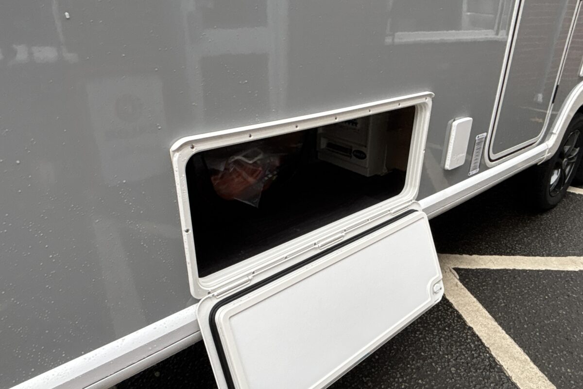 2026 Bailey Pegasus Black Edition Amalfi Locker