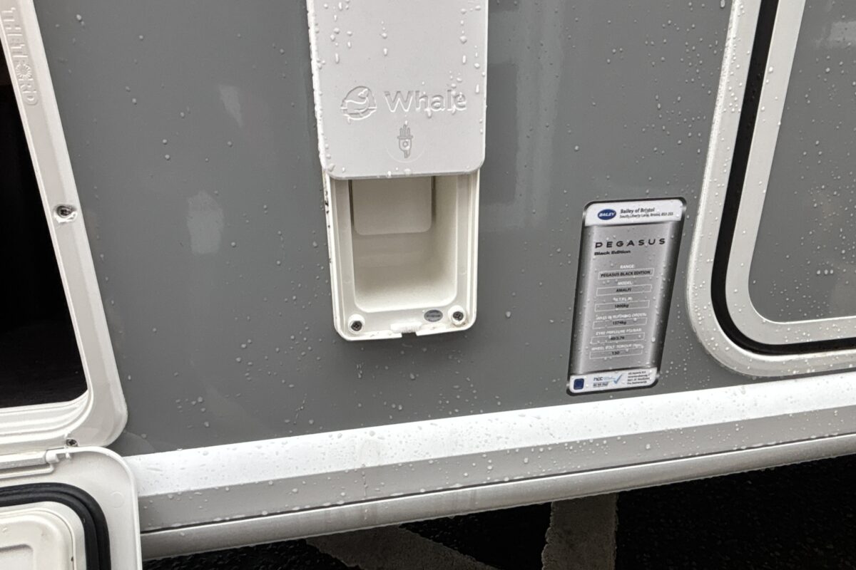 2026 Bailey Pegasus Black Edition Amalfi Side