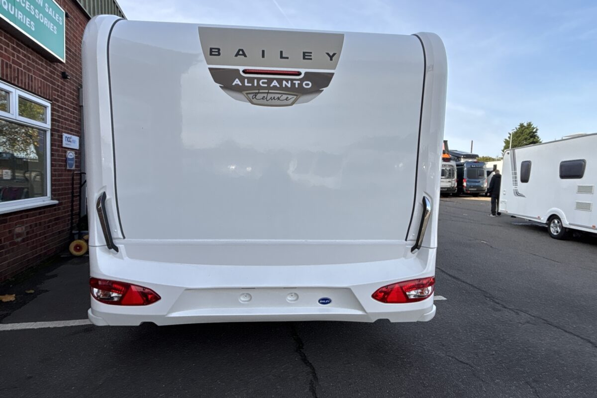 2026 Bailey Alicanto Grande Deluxe Evora Rear