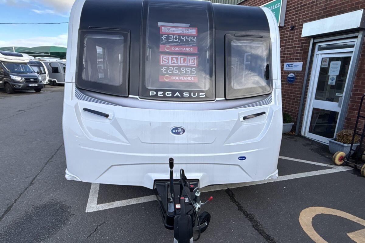 2025 Bailey Pegasus GT75 Portofino front view