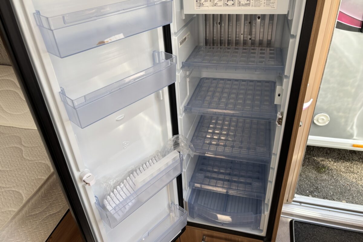 2018 Bailey Pegasus GT70 Brindisi Fridge Interior