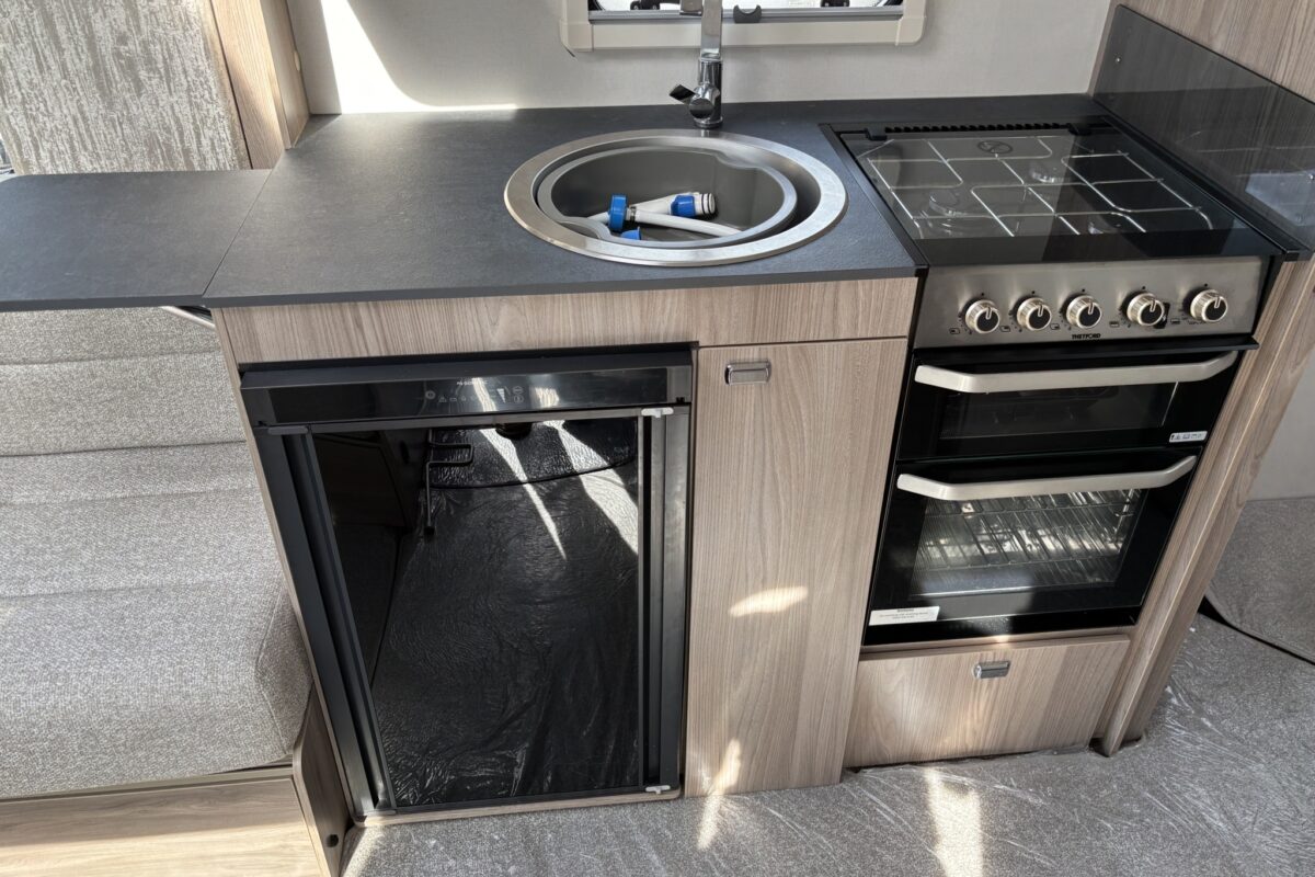 2023 Swift Aventura M4SB Kitchen