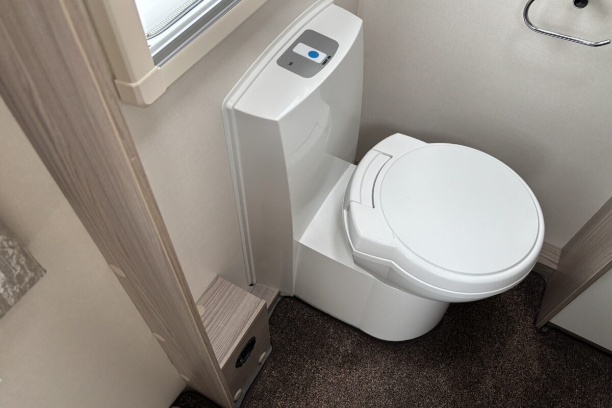 2023 Swift Aventura M4SB Toilet