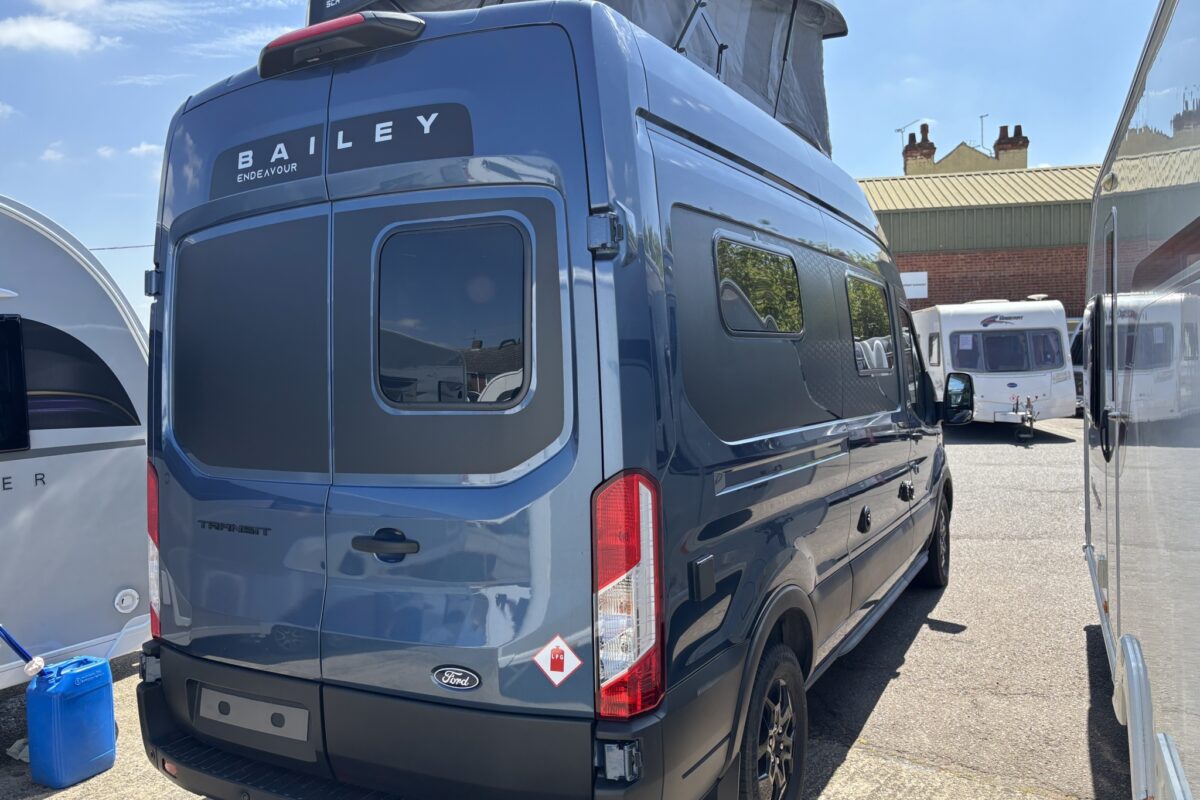 Bailey Endeavour B64 offside rear