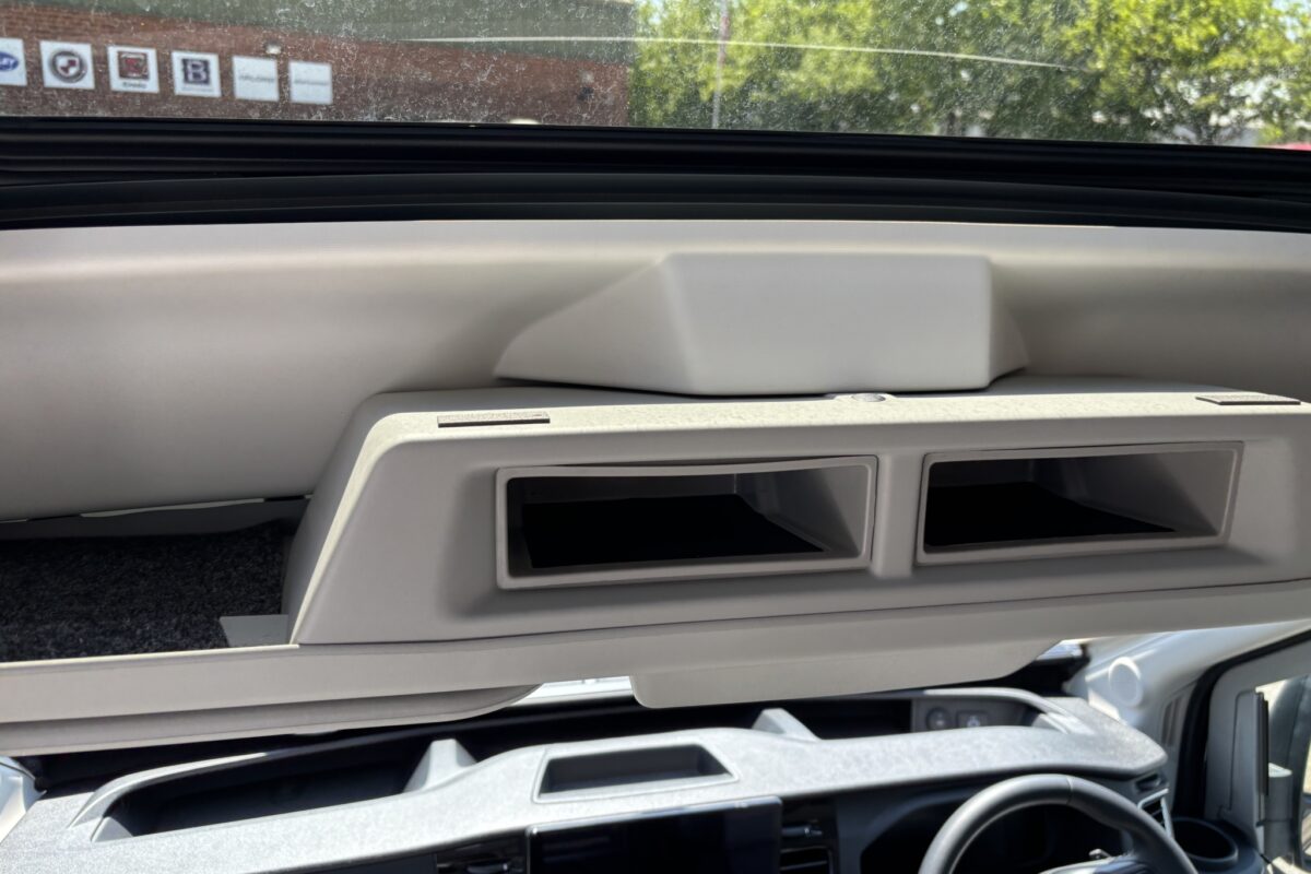Bailey Endeavour B64 cab storage