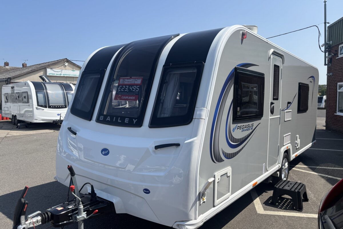 2023 Bailey Pegasus Grande Rimini front nearside