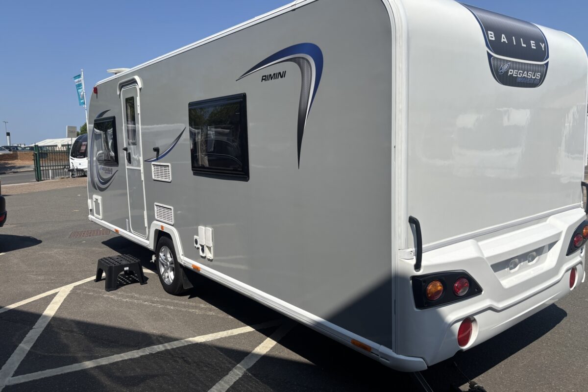2023 Bailey Pegasus Grande Rimini rear nearside