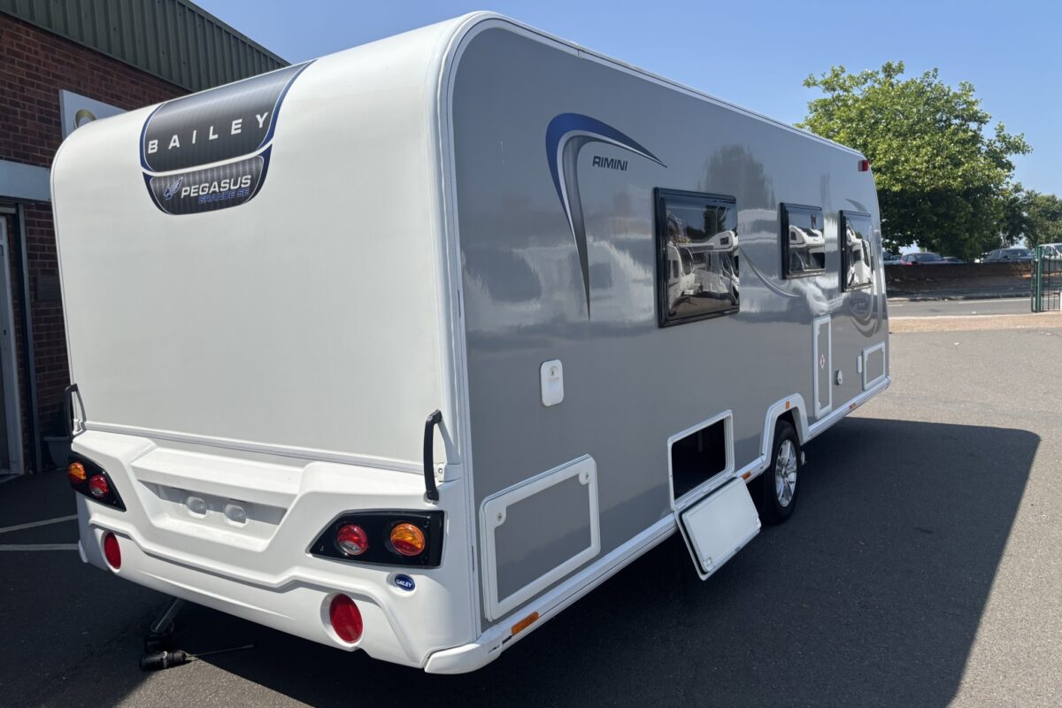 2023 Bailey Pegasus Grande Rimini rear offside