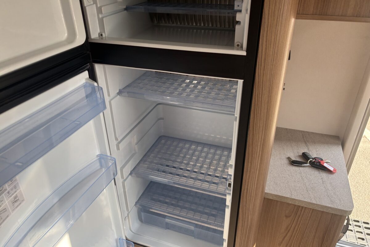 2018 Swift Conqueror 645 fridge insides