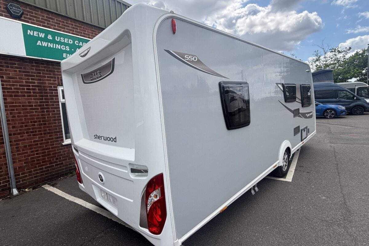 2022 Elddis Sherwood 550 offside rear