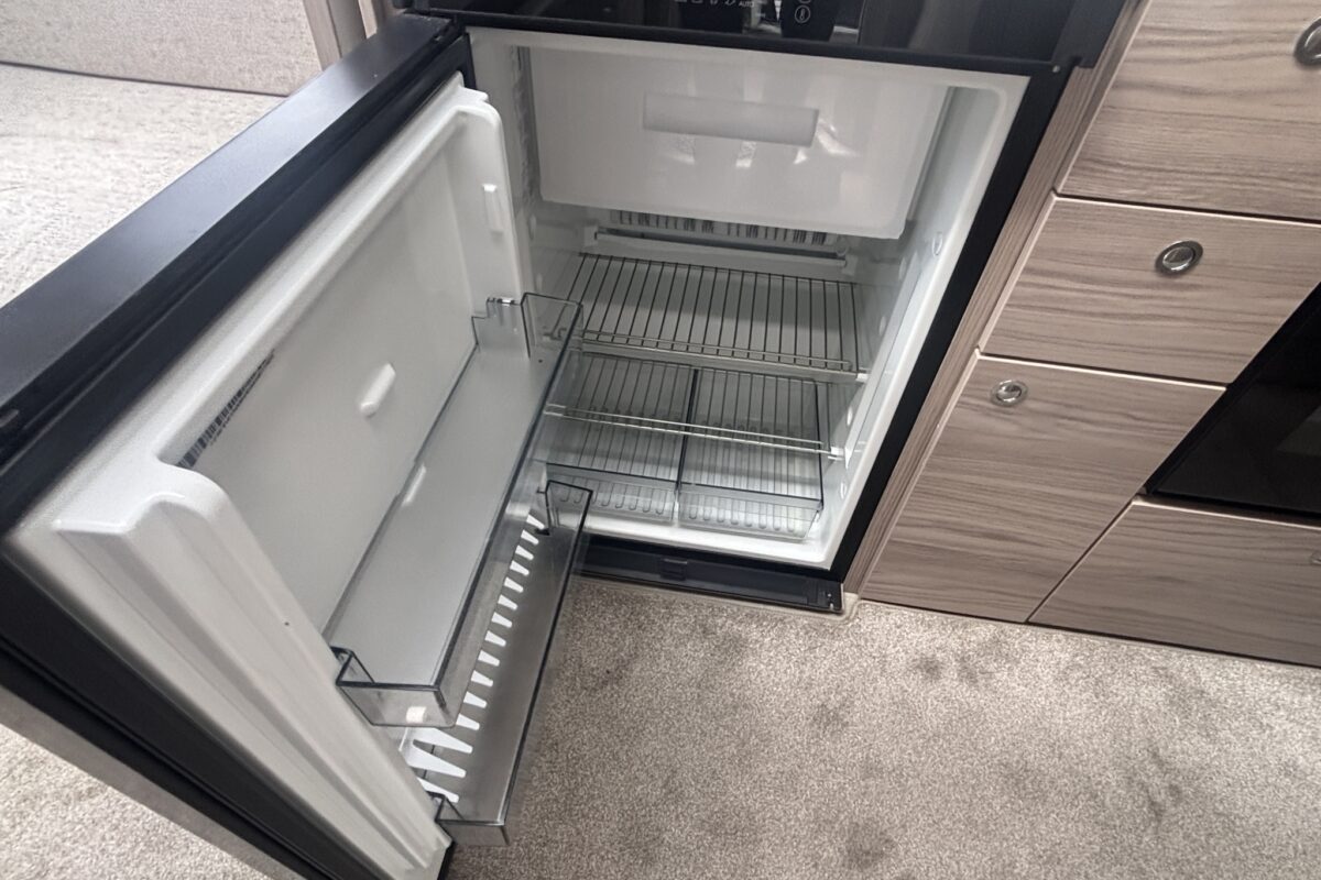 2022 Elddis Sherwood 550 fridge interior