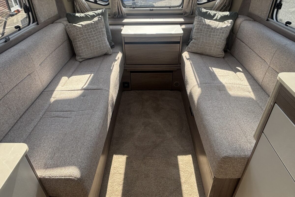 2023 Swift Elite 480 Front seating area