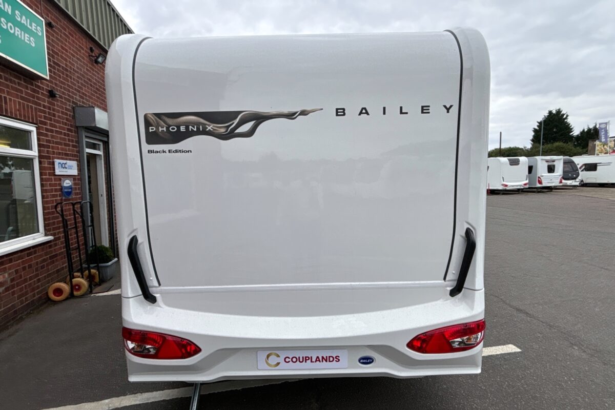 2026 Bailey Phoenix 640 Black Edition rear panel
