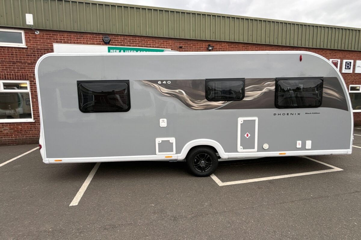 2026 Bailey Phoenix 640 Black Edition side view