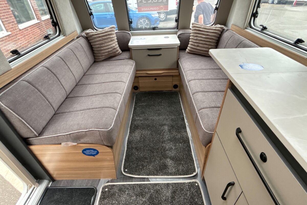 2026 Bailey Phoenix 640 Black Edition front lounge