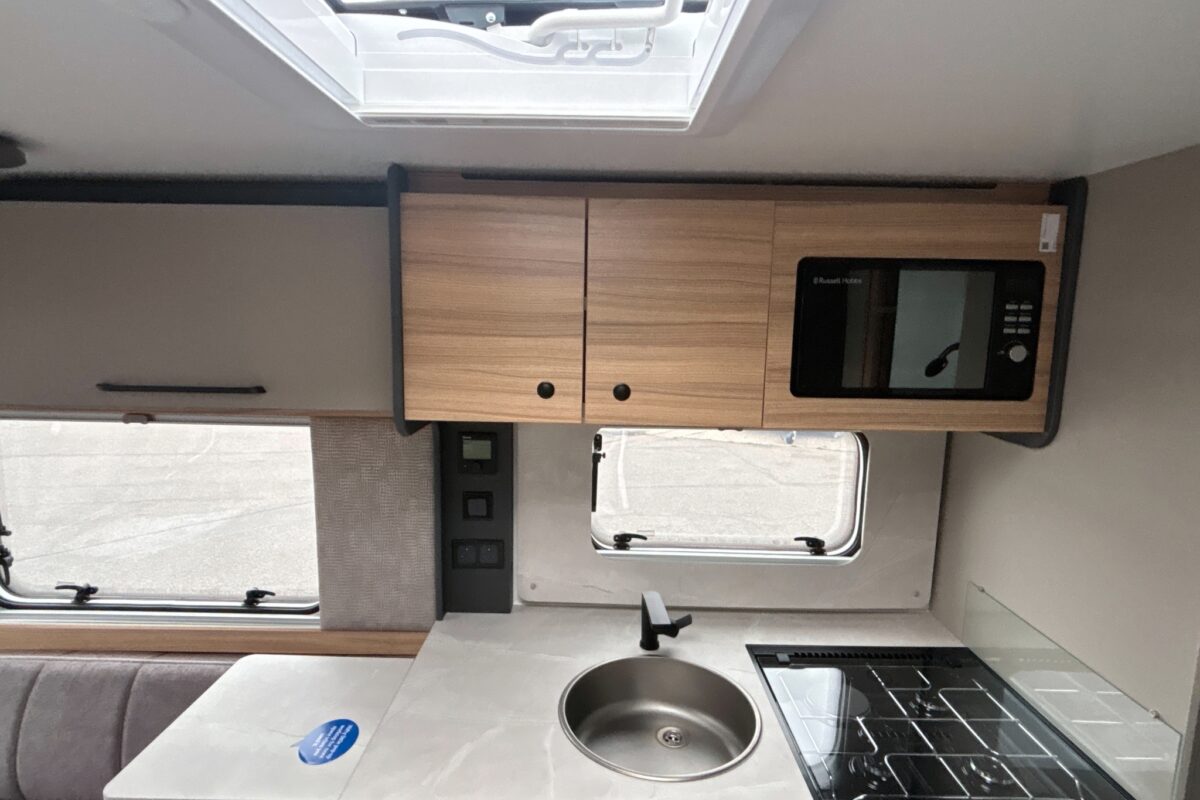 2026 Bailey Phoenix 640 Black Edition kitchen lockers