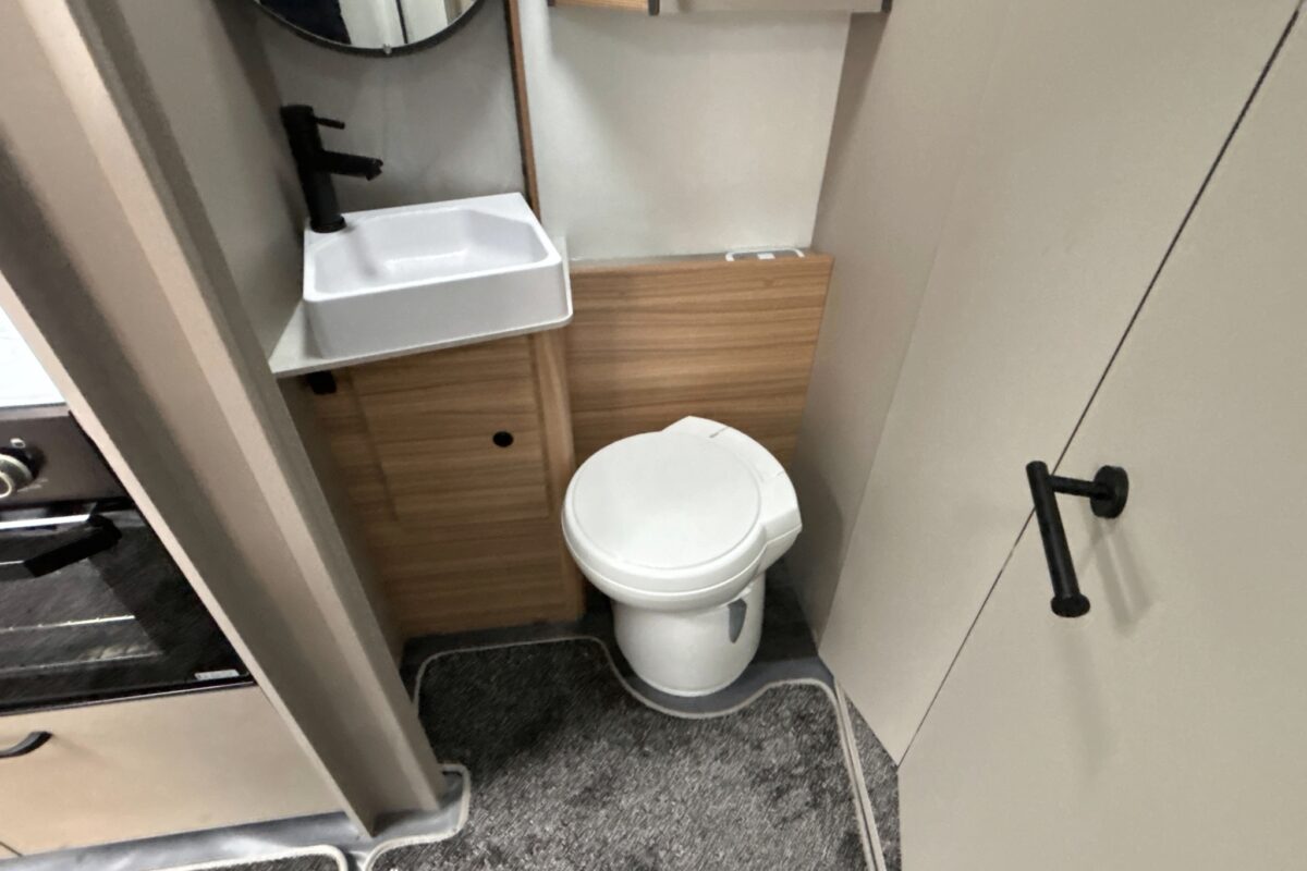 2026 Bailey Phoenix 640 Black Edition toilet