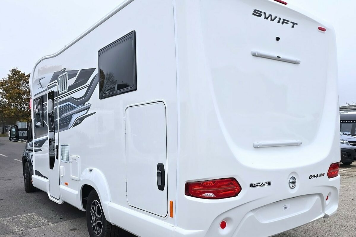 2025 SWIFT ESCAPE 694 MOTORHOME REAR N/S