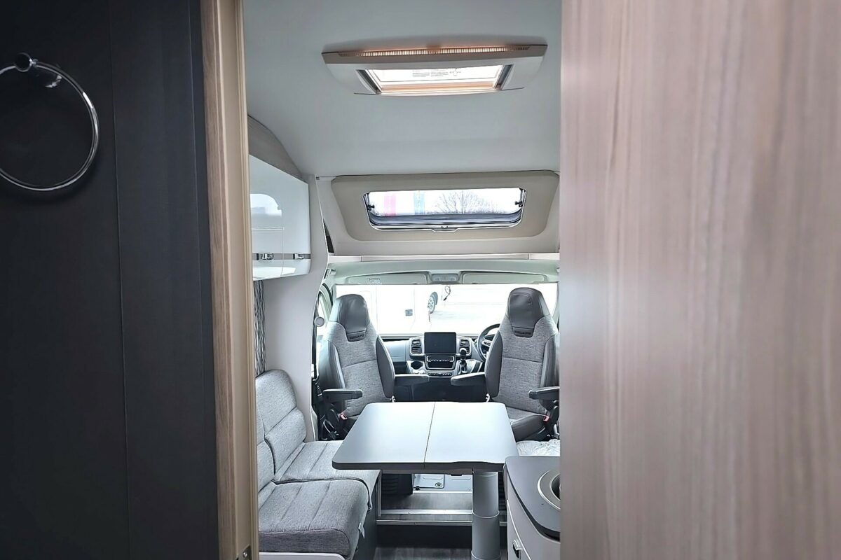 2025 SWIFT ESCAPE 694 MOTORHOME REAR TO FRONT VIEW