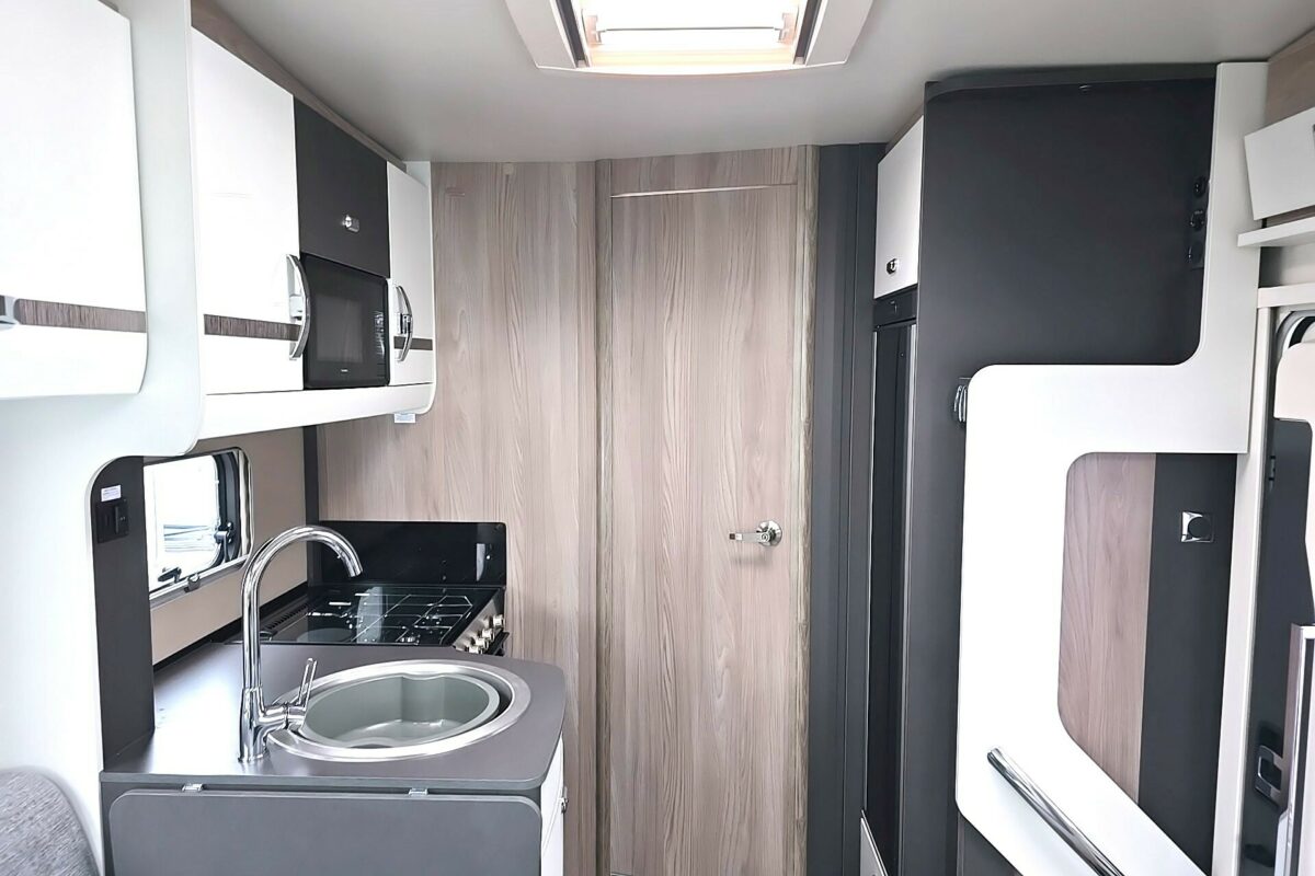 2025 SWIFT ESCAPE 694 MOTORHOME FRONT TO KITCHEN VIEW