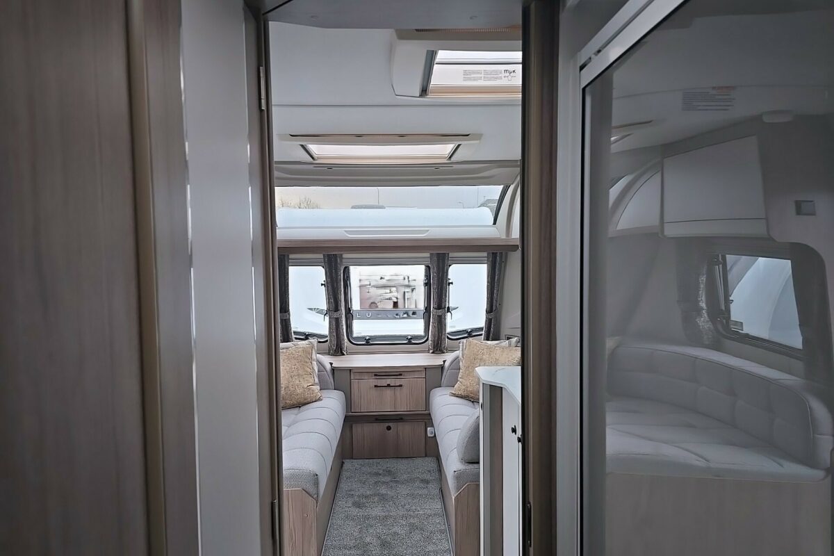 2025 COACHMAN ACADIA 545 REAR TO FRONT VIEW