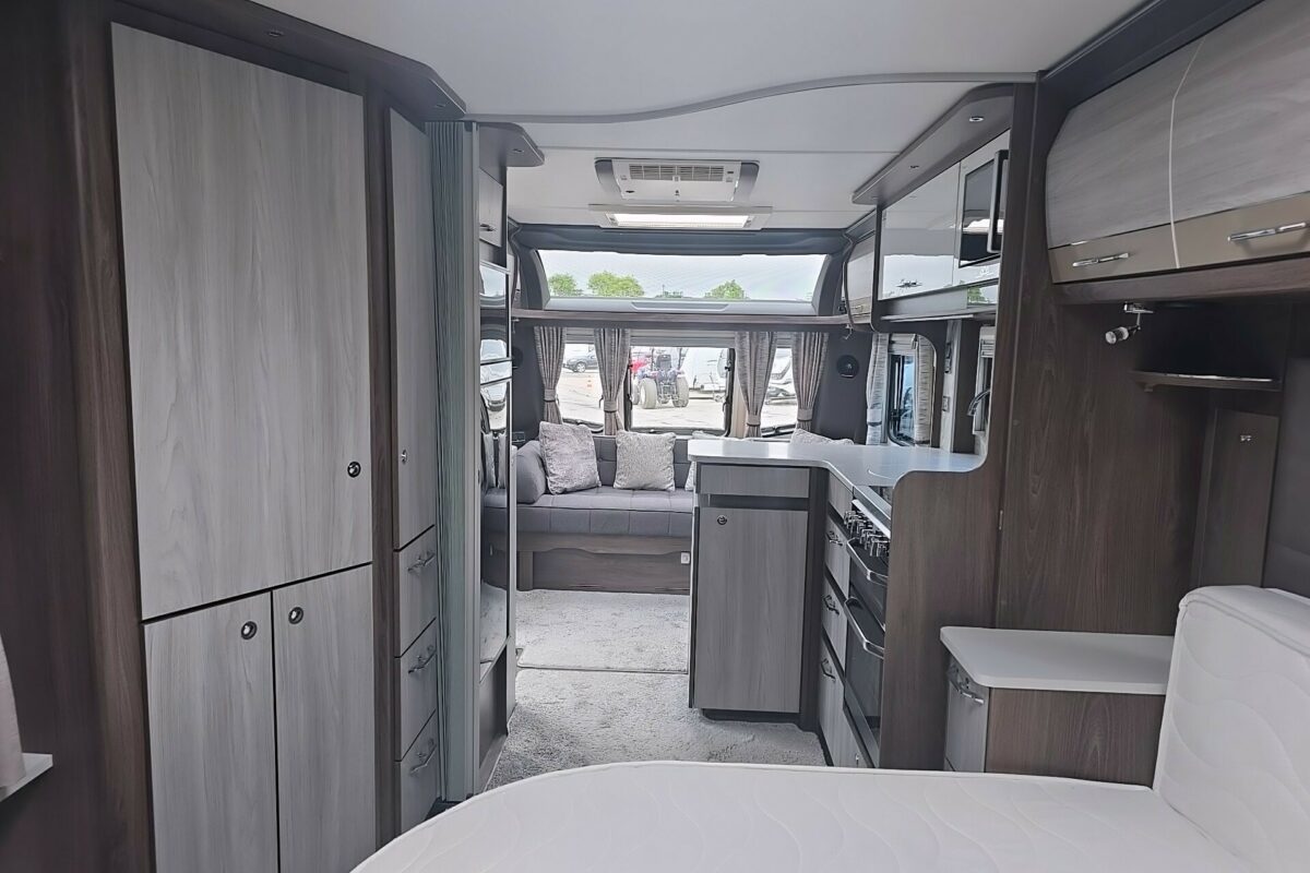 2022 COACHMAN LUSSO II REAR TO FRONT VIEW